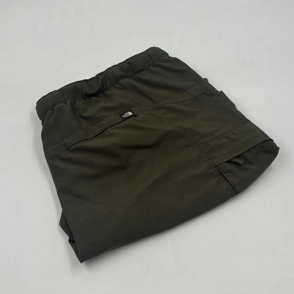 The North Face Men's‎ XXL Cargo Olive Green Belted Lined Hiking Outdoor Shorts